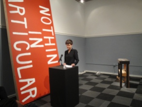 Nicole Trigg with installation by Josh Pieper